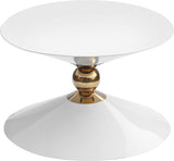 Malia Sculptural Iron Coffee Table - Contemporary Artistry for a Stunning Living Room Display