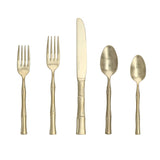 Royal Pacific Brushed Champagne 20pc Flatware Set