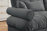 CLOUDIES 134" 3 Seater Sofa with 1 Ottoman
