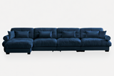 CLOUDIES 173" 4 Seater Sofa with 1 Ottoman