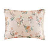 Mushroom Floral Garden Kid's Comforter Set, Blush