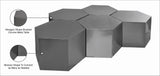 Hexagon Modular Coffee Table - Stylish Iron Design for Modern Spaces, Perfect for Entertaining & Decor