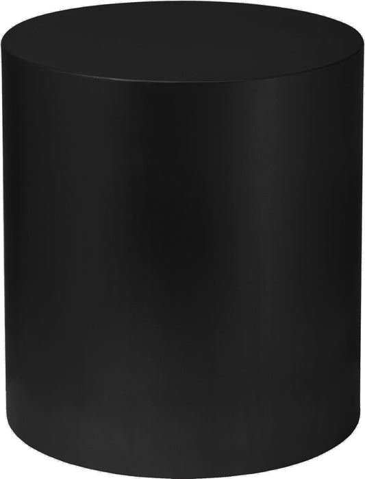 Cylinder Modern Iron Round End Table - Sleek Design for Contemporary Spaces, Stylish Home Accent