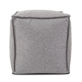 Square Pouf Panama Stone