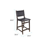 Dovenby Leather Counter Stool