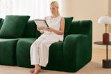 ROMA 115.3" 3-Seater Sofa with 3 Ottomans