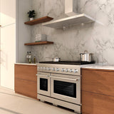ZLINE 48"Paramount Dual Fuel Range Stainless Steel, SDR48