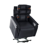 Lay Flat Lift Geri Chairs with Adjustable Head and Lumbar Lateral Support
