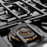 ZLINE 48" Paramount Gas Rangetop DuraSnow® Stainless Steel SRTS-48
