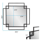 Square Geo Mirror