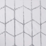 Wholesale Metallic (Max Blackout) Window Panel, White/Silver