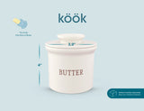 Kook Ceramic French Butter Keeper Dish