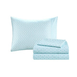 Bohemian Complete 9-Piece Comforter and Sheet Set, Navy Blue