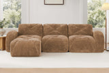 MYLO 110" 3-Seater Sofa with 1 Ottoman