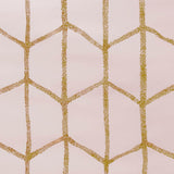 Metallic (Max Blackout) Window Panel, Pink/Gold