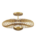 Sheereen Gold Semi-Flush Mount