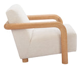 Subliem Accent Chair Cotton White