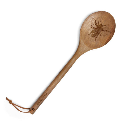 Blue Stallion Beatrice Bee Acacia Wood Spoon