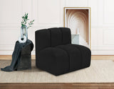 Arc - Boucle Fabric Straight Chair