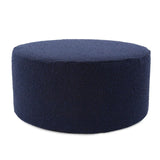 Universal Round Ottoman Cover Barbet Royal
