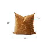 20 x 20 Pillow Pisani Gold - Down Insert