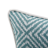 24 x 24 Outdoor Pillow Helm Teal- Poly Insert