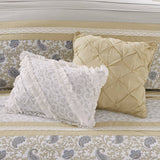 Wholesale Shabby Chic 9-Piece Comforter/Duvet Cover Set, Yellow