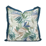 24 x 24 Outdoor Pillow Fern Indigo - Poly Insert