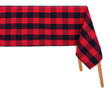 Red and Black Tablecloth