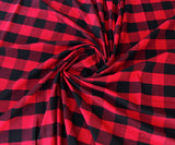Red and Black Tablecloth