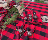 Red and Black Tablecloth