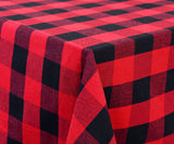 Red and Black Tablecloth