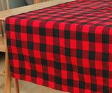 Red and Black Tablecloth