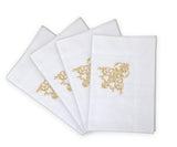 White Wedding Napkins - Victorian Napkins