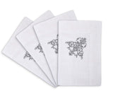 White Wedding Napkins - Victorian Napkins