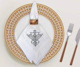 White Napkins - Embroidery Napkins