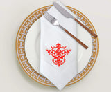 White Napkins - Embroidery Napkins