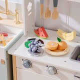 ROBUD Wooden Cutting Food Playset 4-in-1