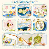 ROBUD Wooden Baby Push Walker - Underwater World