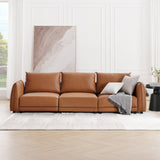 Leen Sectional Sofa - Modern Brown Sofa