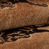 3-Horse Embroidered 3PC Towel Set, Mocha, 2 MOQ