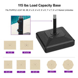 PURPLE LEAF Market Umbrella Table Umbrella Base ZY03-MLBASE-32
