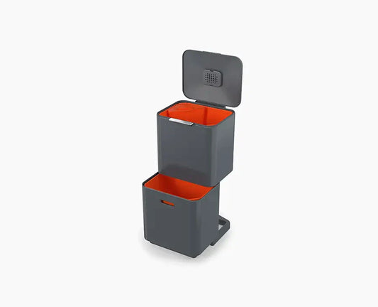 Totem Max 60L Grey Waste & Recycling Bin
