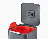 Totem Compact 40L Grey Waste & Recycling Bin