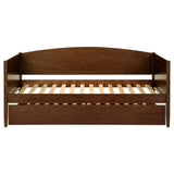 Bozeman Wood Twin Daybed With Trundle Medium Walnut