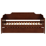 Redding Wood Twin Daybed With Trundle Cherry