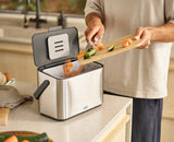 Collect™ 4L Stainless-steel Food Waste Caddy