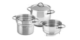 Pasta pan 22 cm + Vegetable steamer insert 22 cm 1950