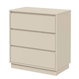 Wholesale Wide Nightstand with 3 Drawers, Modern Chest of Drawers