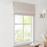 Total Blackout Cordless Roman Shade, Linen